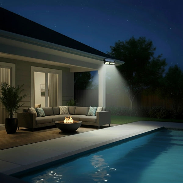 BrightGuard Solar Security Light